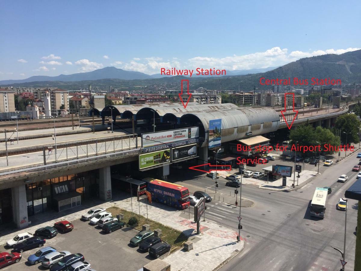 Skopje Station Apartment Luaran gambar